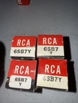 Lot Of 4: Rca 6SB7Y Tubes Nos Nib TU12. Fixed Price $39.00.