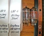 Strong Matched Raytheon JRP-5687WA Tubes 110/110 & 102/104. Fixed Price $67.49.