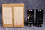 (2) Matched Nos Nib Ken Rad 6SN7GT VT-231 Black Glass Military Tubes Wwii Era!. Fixed Price $999.99.