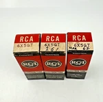 3X - Rca 6X5GT Vacuum Tube Radiotron Tested 2200/2700 Hickok With Boxes. Fixed Price $25.64.