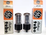 Pair Of Nice Matched Nos/nib Ge 5Y3 Gt Rectifier Tubes Amplitrex & TV-7 Tested. Fixed Price $38.00.