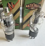 Pair Nos National Union Type 79 (6Y7G 6Z7G) Double Triode Audio Tubes. Fixed Price $43.50.