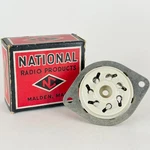 (1) National Radio Products Cir Socket 7S Prong Ceramic Pin Tube (e). Fixed Price $14.95.