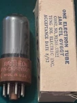 Jan Crp 6V6GTY Raytheon Military Audio Radio Amplifier Power Tube Brown Base. Fixed Price $37.95.