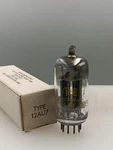 1958 Raytheon 12AU7 Nos Nib Long Black Ladders Top Square Get Serious Tubes A631. Fixed Price $35.00.