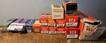 Lot Of 16 Various Brand Electronic Tubes Radio Television Audio Original Box. Fixed Price $30.00.