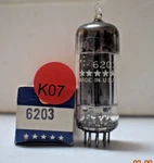 Vacuum Tube Ge 5 Star 6203 - Nos Tested **free Usa Shipping. Fixed Price $8.24.