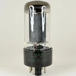 (1) Tested Very Strong Sylvania 25AV5GT Tube Gray Plates Halo Getter Pentode (d). Fixed Price $8.95.