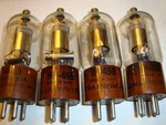One Quad Of HP-45B Thyratron Tubes, By Kuthe Lab. Fixed Price $24.00.