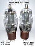 2X G-807 = 6BG6G 6L6G Beam Tetrode Foton Tube Matched Pair Soviet 1950'S. Fixed Price $39.90.