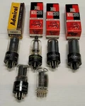 Admiral 6AX3 6W6GT 6V6 6K6 6SN7GT IG3GT Vacuum Amplifier Radio Tube Lot. Fixed Price $20.24.
