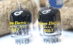 Pair Of Western Electric 6167 Tubes Nos Appearance, Original Boxes. Fixed Price $48.51.
