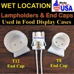 T8 & T12 Led/fluorescent Lamp Holders Light Socket End Cap Tube Guard Meat/food. Fixed Price $88.99.