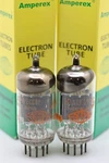 12AU7 ECC82 M-pair Tubes Rare Amperex Mullard Tokyo Japan Nos By Hitachi High Ma. Fixed Price $112.00.