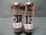 Ge Black Plate Select 6350 Burroughs Labeled Vacuum Tubes (2) 1961 Many Availabl. Fixed Price $20.00.