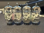 4 Amperex Bugle Boy 6DJ8 / ECC88 Matched Set TV-7 Tested (lot 2Y). Fixed Price $164.99.