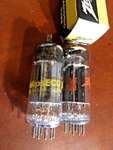 Lot Of 2 Tubes 6CG7 / 6FQ7 Zenith Gr. Britain & Philips Usa Tested Good See Pics. Fixed Price $19.98.
