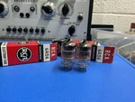 Pair Rca 6AS6 ( 5725 6187 ) Vacuum Tubes Tested Nos/nib. Fixed Price $17.49.