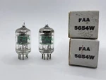 Ge Faa 5654W 6AK5 EF95 Tube Pair. Black Plate. Little Dot Yaqin. Fixed Price $40.00.