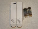 JAN-6922(6DJ8) Amperex Tubes*bogey MATCHED(4%) Pair* Gold Pins*mil Spec* #2. Fixed Price $170.00.