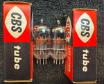 Nos Nib Matched Cbs 12AT7 Black Plate Audio Tubes. Fixed Price $67.50.