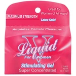 Liquid V For Women 3 Tube Box - Female Arousal Stimulating Gel Enhancement Lube. Fixed Price $20.90.