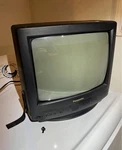 Panasonic Crt Tv Color Tube Television CT-13R3W Curved Glass Screen. Fixed Price $39.90.