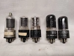 Various 6K8 (1) 6K6 (4) Radio Electronic Vacuum Tubes Lot Of 5 Tested. Fixed Price $35.00.