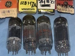 4 12BH7 Tubes Daystrom Rare Ge Oval & Rca Black Plates Hammond Twin Triodes Anos. Fixed Price $74.80.