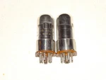 2 X JAN-CHS-6SJ7WGT Sylvania Tube*super Strong Matched Pair*mil Specs*tall BOY#9. Fixed Price $34.99.