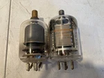 Pair Amperex 7378 Beam Power Tetrode Transmitting Vacuum Tubes. Fixed Price $79.99.