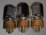 Lot Of Three (3) Tung Sol 6098/CT Vacuum Tubes Untested Matching Numbers. Fixed Price $39.00.