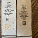 Lot Of 5: Closely Matched Rca Electron Vacuum Tube U.s.n. CRC-6082 Nib/nos 1955. Fixed Price $50.00.