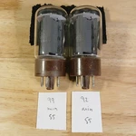Matching Pair 1960'S Tung Sol 6L6 Wgb Vacuum Tube - Tested 92 And 99 Min 55. Fixed Price $99.73.