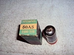 Nos Sylvania 50A5 Vacuum Tube. Fixed Price $15.99.