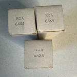 Lot Of 6: Nos Rca (5) Tung- Sol (1) 6AX4GTB Vacuum Tube TU6. Fixed Price $28.00.