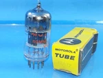 Motorola 12AT7 Ge Double Triode Tube Tested Communications Grade Black Plate. Fixed Price $14.88.