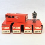Rca 5654 6K5W 65000GM Black Plate Halo Getter Serious Tubes T497. Fixed Price $34.95.