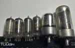 Vintage Vacuum Lot Of 6 Mixed Radio Tv Tubes Philco- Untested. Fixed Price $24.99.