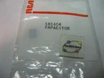 181404 Rca Replacement Part Capacitor .082UF 5% 250V Television Tv Nos Qty. Fixed Price $5.99.