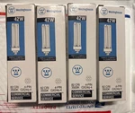 Lot Of Westinghouse Triple Twin Tube Cfl Light Bulb GX24Q-4 Base 3500K, 42W L1. Fixed Price $9.99.