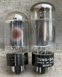 Strong Pair (2) -1961 Rca Black Plates 6L6GC & -tung-sol Triple Halo Getters Usa. Fixed Price $97.77.