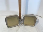 Philco Pair Of Speakers Stereophonic Hifi Vintage Portable Mini. Fixed Price $49.99.