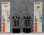Pair Of Vintage Nos Mullard GZ34 / 5AR4 Rectifier Tubes, F32, 7-NOTCH, Blackburn. Fixed Price $450.00.