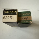 Lot Of 4: Sylvania (2) Ge 6AQ6 Electronic Vacuum Tube Nos TU7 T19. Fixed Price $20.00.