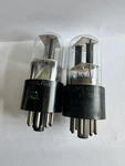 Sylvania Jan Chs 6SL7GT VT-229 Black Plate Navy Uts Anchor Vacuum Tubes. Fixed Price $100.00.