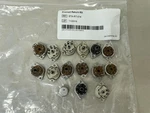 Lot Of 13 Genuine Cinch Miniature Bakelite Tube Sockets STA-RT-014 Nos. Fixed Price $24.99.