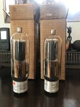 805, VT-143 Vacuum Tubes, Matched Pair Nos With Metal Base. Fixed Price $800.00.