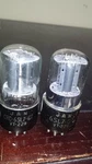Usa 1940S Military Wartime Nos Closely Matched Pair Rca JAN-CRC-6SL7GT Tube. Fixed Price $77.00.