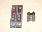 2 X 6DJ8 Mullard Tubes*very Strong Testing PAIR*NOS-NIB*#7. Fixed Price $110.00.